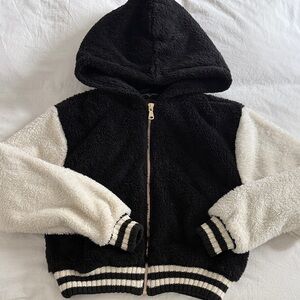 Michael Lauren Black and White Kids Hoodie